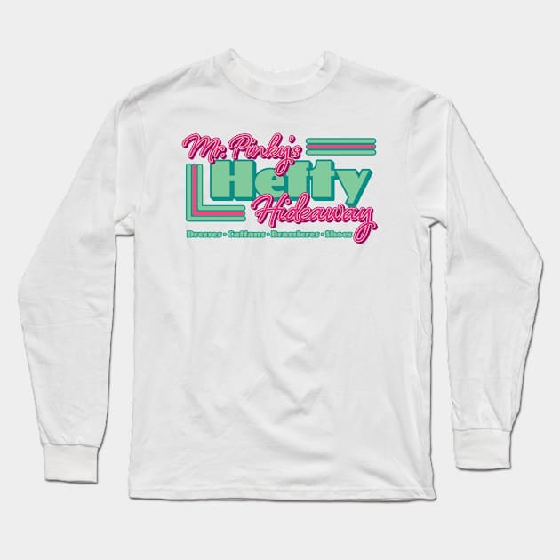 Mr. Pinky's Hefty Hideaway Long Sleeve T-Shirt by Nazonian